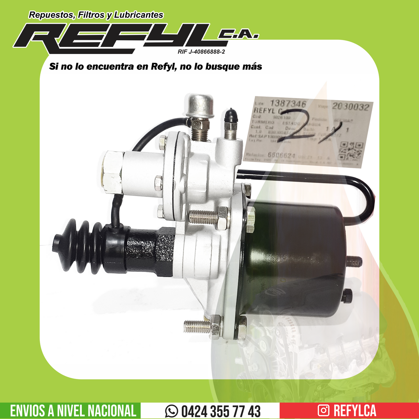 FRE826A-3 SERVO EMBRAGUE SUPERIOR JAC GALLOP 4250 - 3252