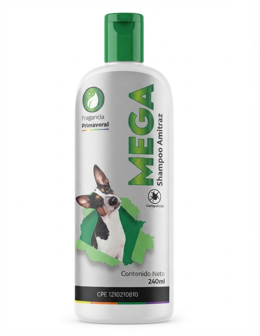 SHAMPOO MEGA CON AMITRAZ 240ml