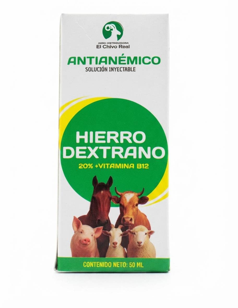 Antianémico sol. Inyectable 50 ml Hierro Dextrano 20% + vitamina B12