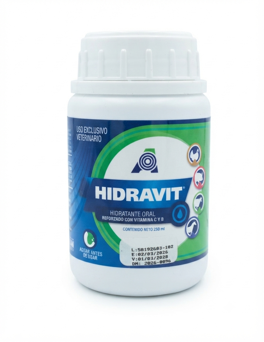 HIDRATANTE ORAL HIDRAVIT 250 ml CON VITAMINA C Y B