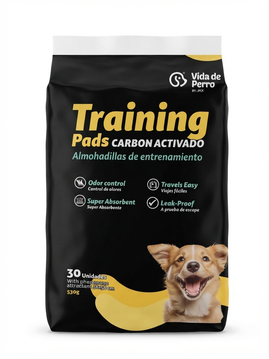 ALMOHADILLAS DE ENTRENAMIENTO CON CARBON ACTIVADO 30 PZAS 56x58 CM
