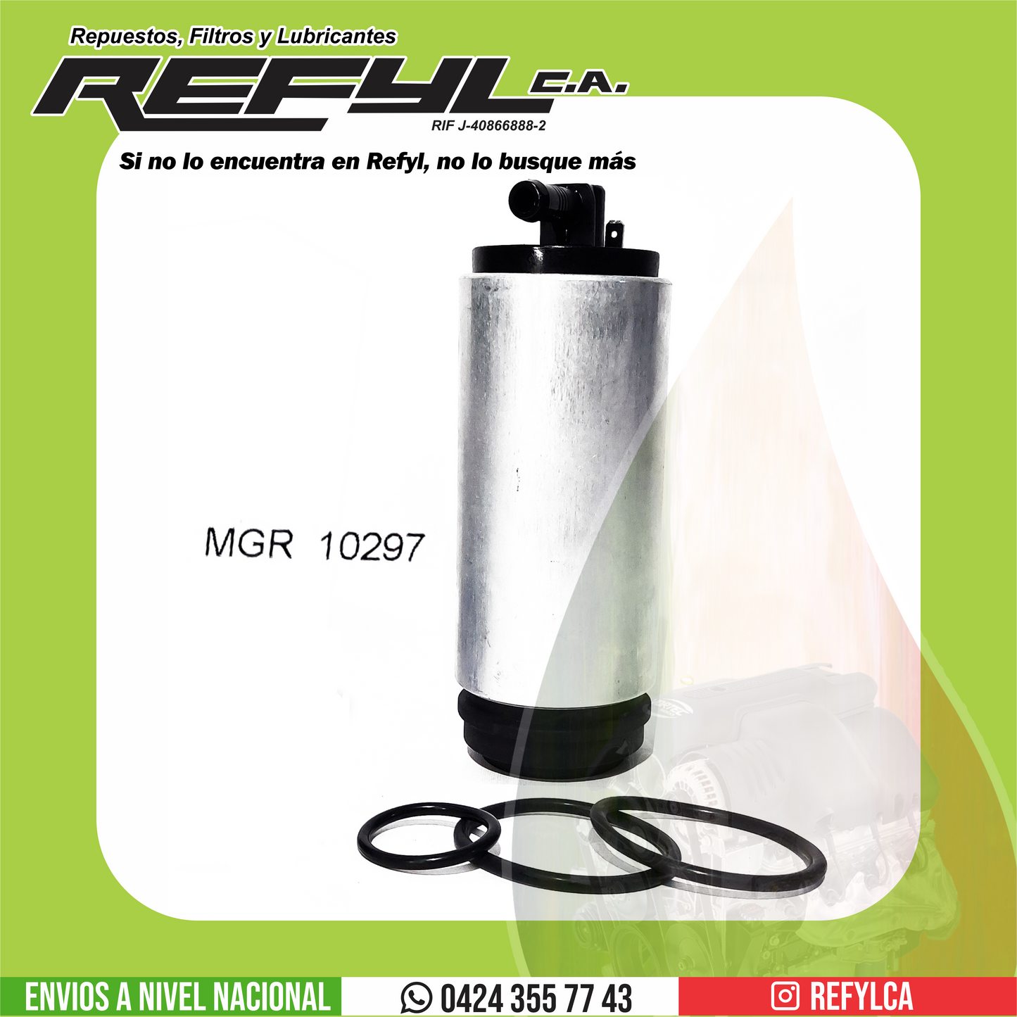 E10297 BOMBBA DE GASOLINA INTERNA 8E0-906-087C AUDI A4/GOLF 2.0 92-02/ IBIZA 1.6 02/JETTA 2.2-2.8