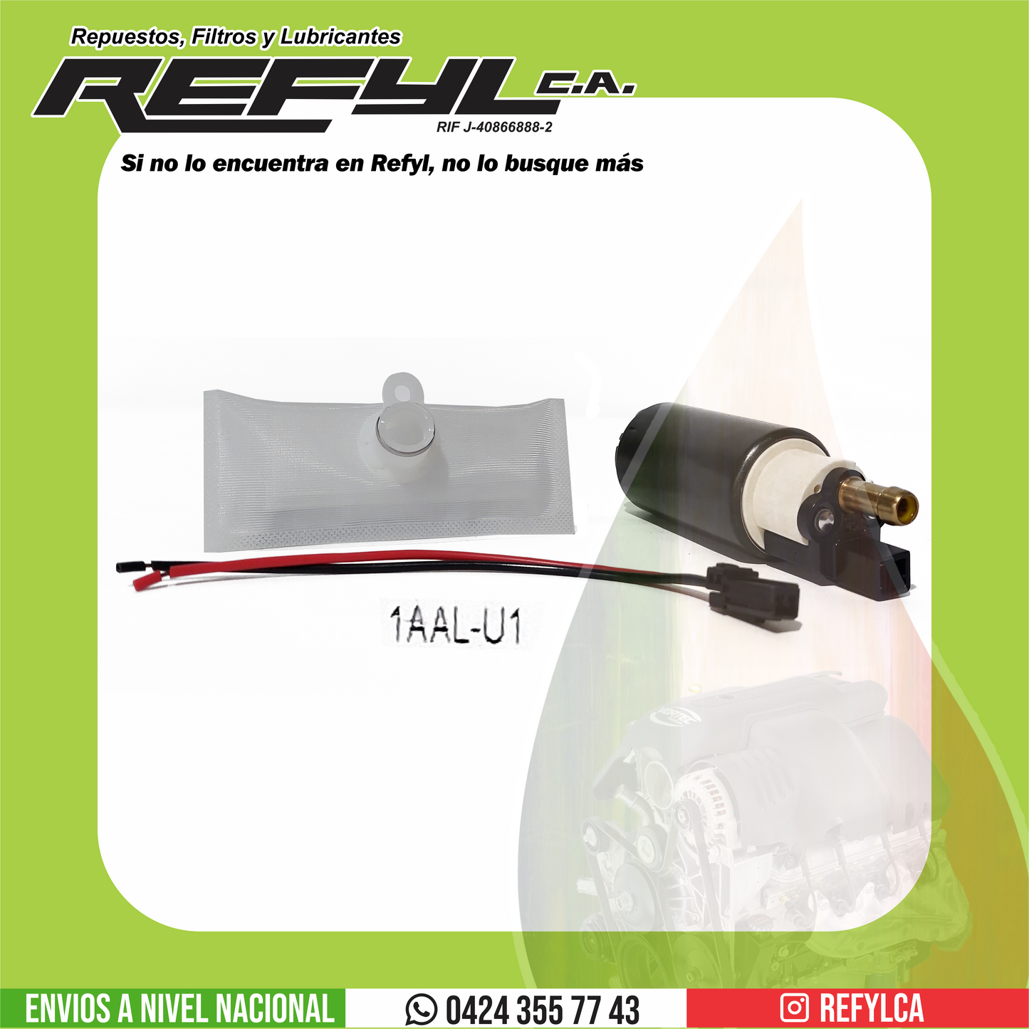 1AAL-U1 BOMBA DE GASOLINA INTERNA FORTALEZA-F350 TRITON 03-10