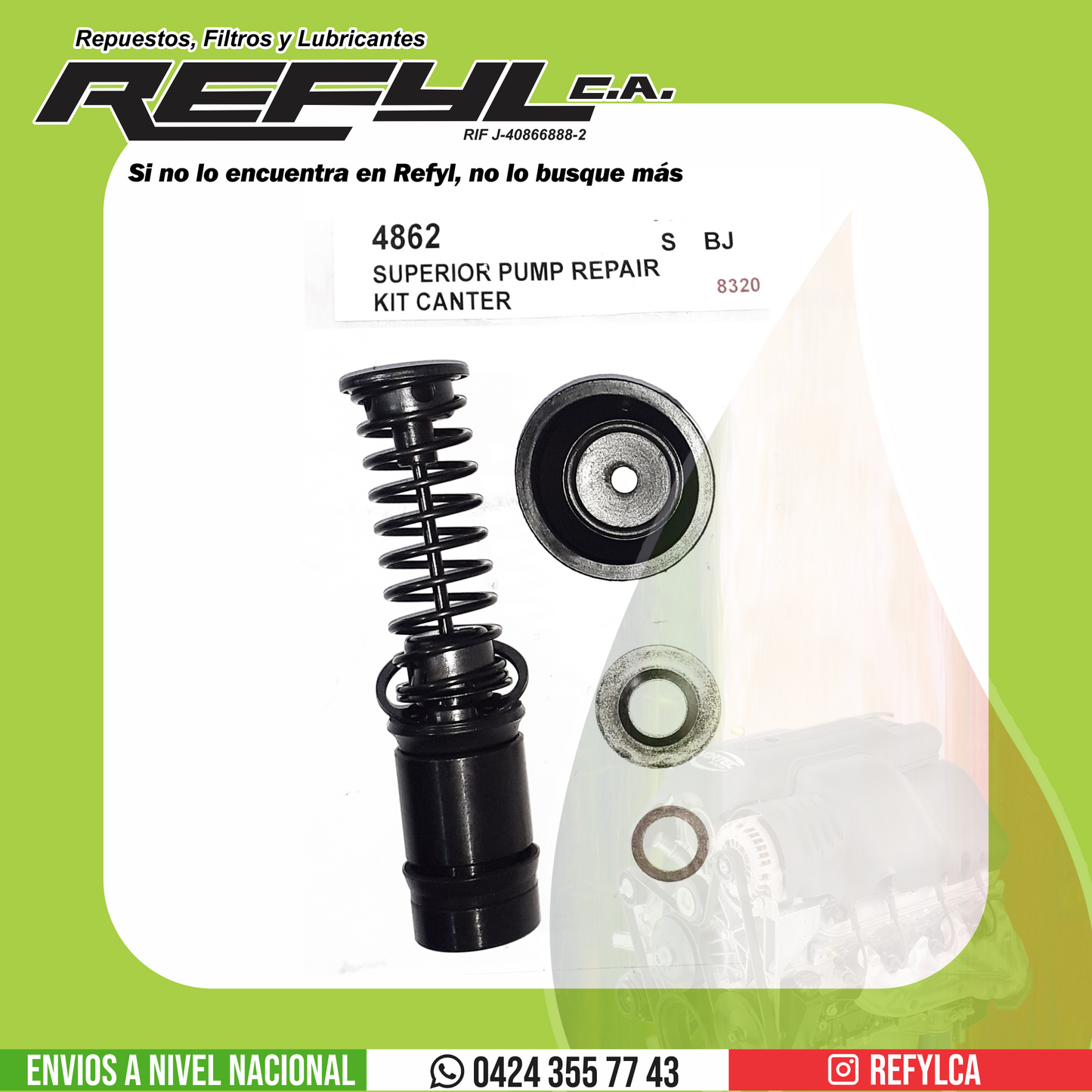 97146733 KIT REPARACION BOMBIN SUPERIOR CLUTCH GENUINE PARTS 4862 014-073 CANTER 97146733 014-073 649/659