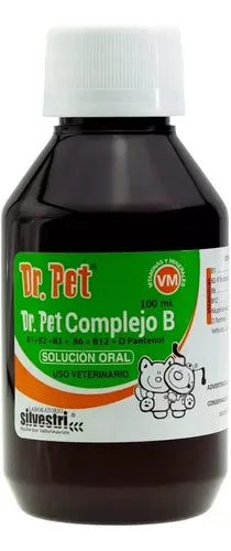 COMPLEJO B 100ml, DR.PET, VITAMINAS Y MINERALES, SOLUCION ORAL $