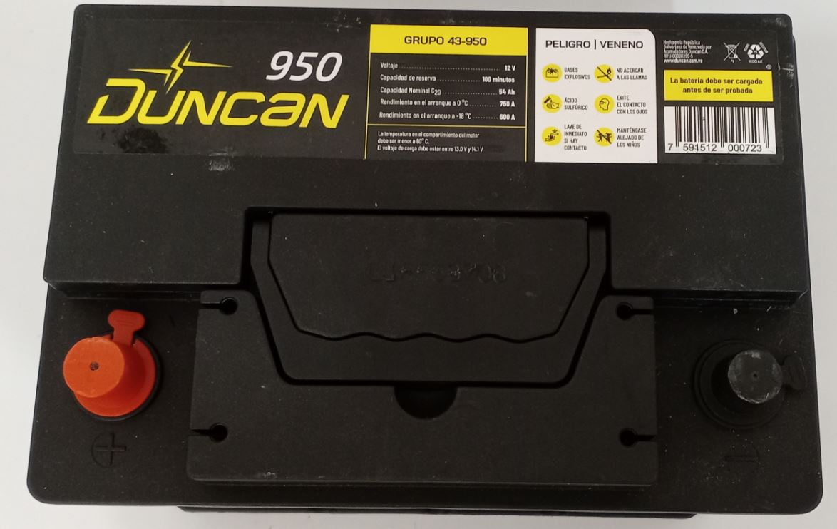 Duncan 950 Grupo D43-950 BATERIA 12 vdc