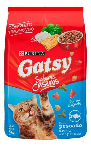 Gatsy Pescado, Arroz y Espinaca 3 Kg