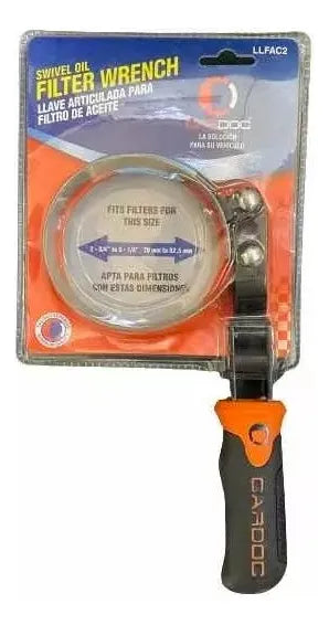 LLFAC1 CARDOC Llave Articulada para Flitro de Aceite zuncho 2-3/8" - 2 5/8"