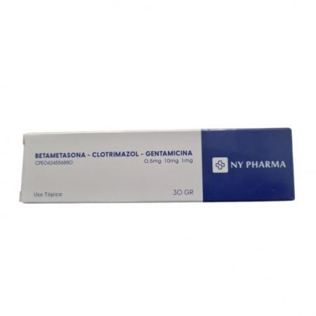 CREMA 30g CLOTRIMAZOL+GENTAMICINA+BETAMETASONA, NY PHARMA
