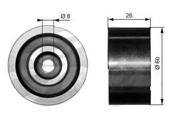 98448218 RODAMIENTO TENSOR CORREA UNICA 4K-DIESEL IVECO DAILY T36076 532036720 VKM36017