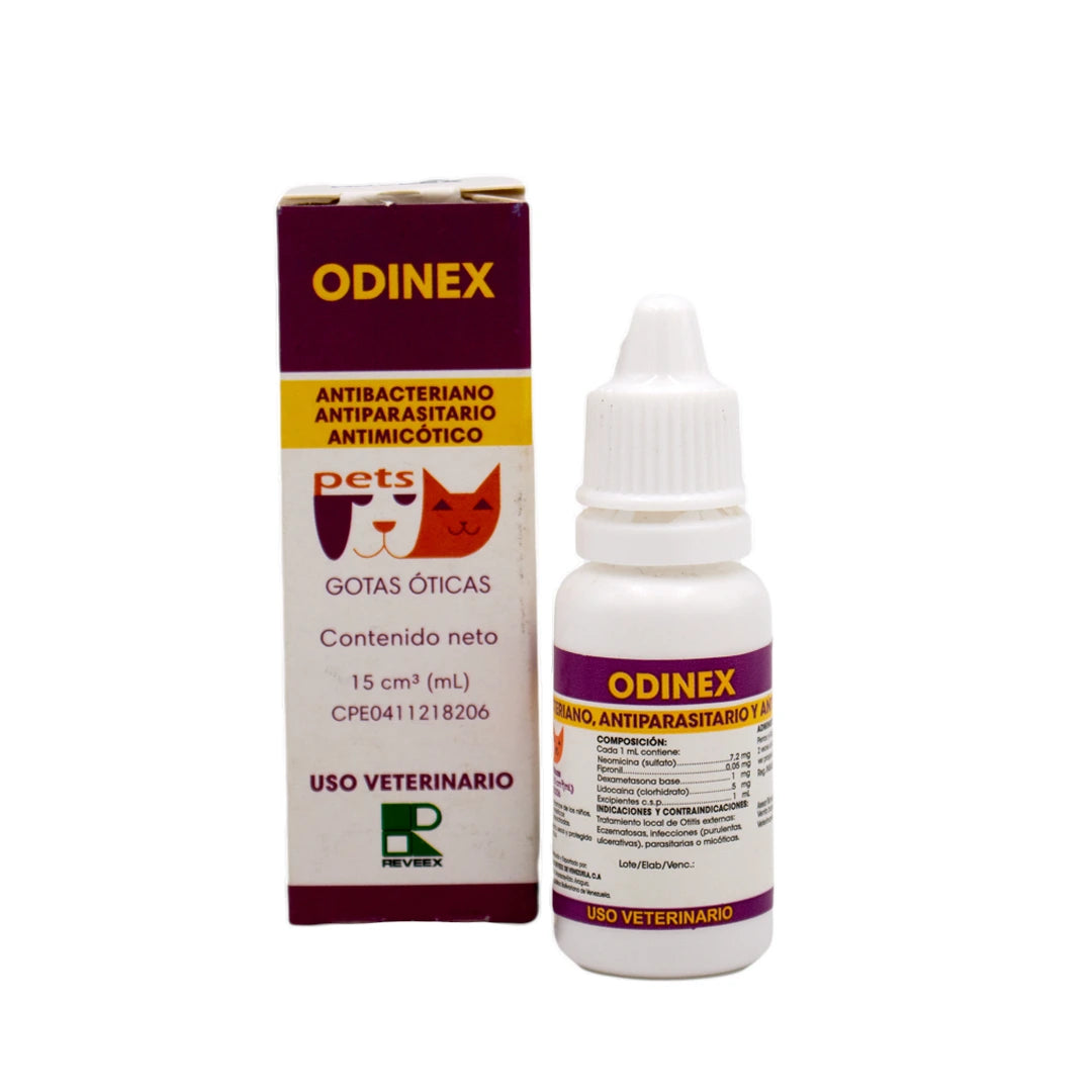 ODINEX GOTAS ÓTICAS 15 cm³ (ml) REVEEX