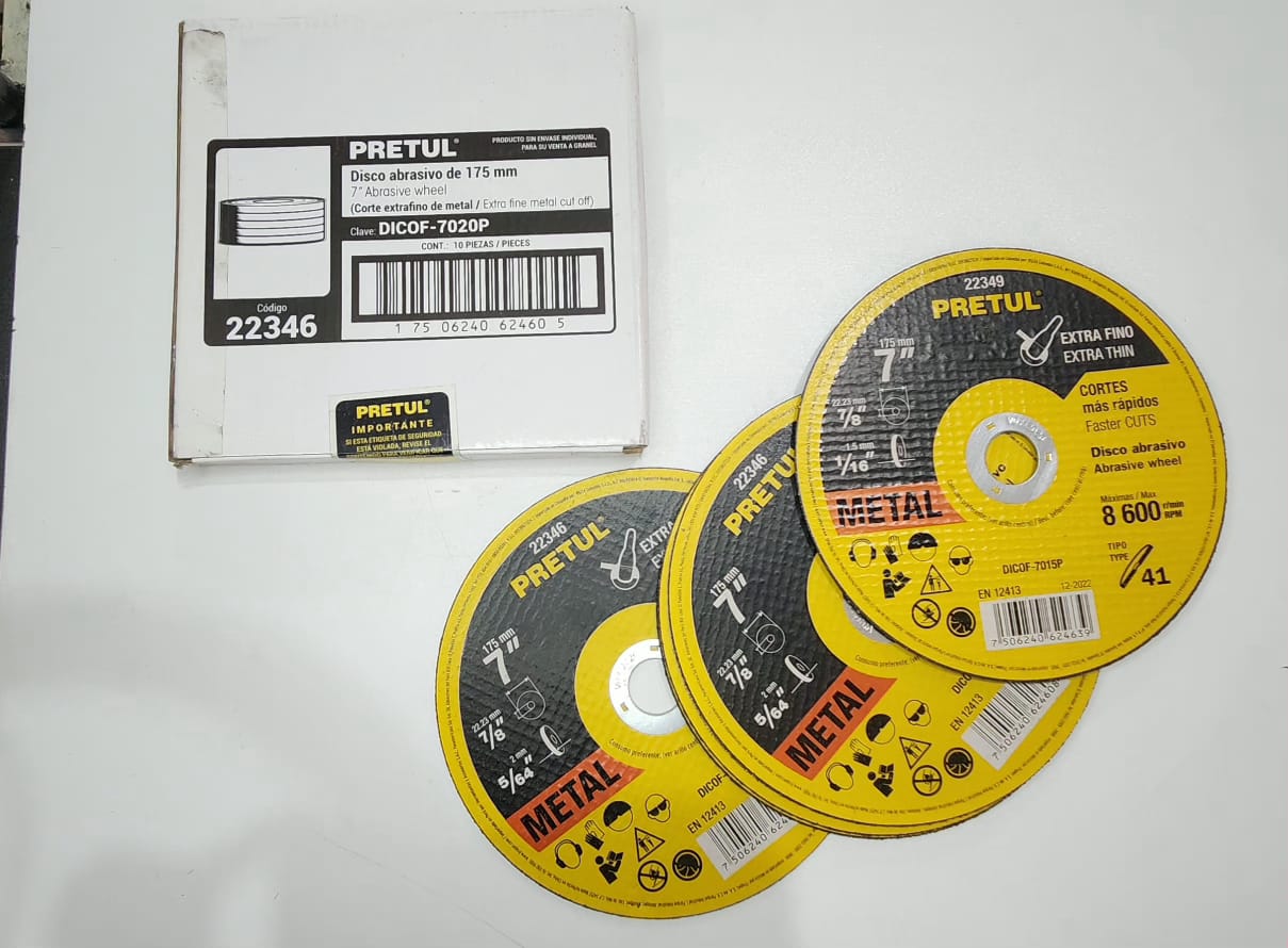 22346 DISCO C/M 7X1.8MM PRETUL DICOF-7020P