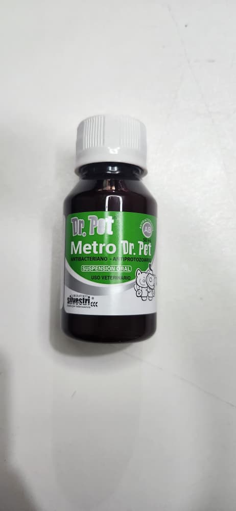 Dr Pet Metro 50 ml Suspension Oral Caninos y Felinos $