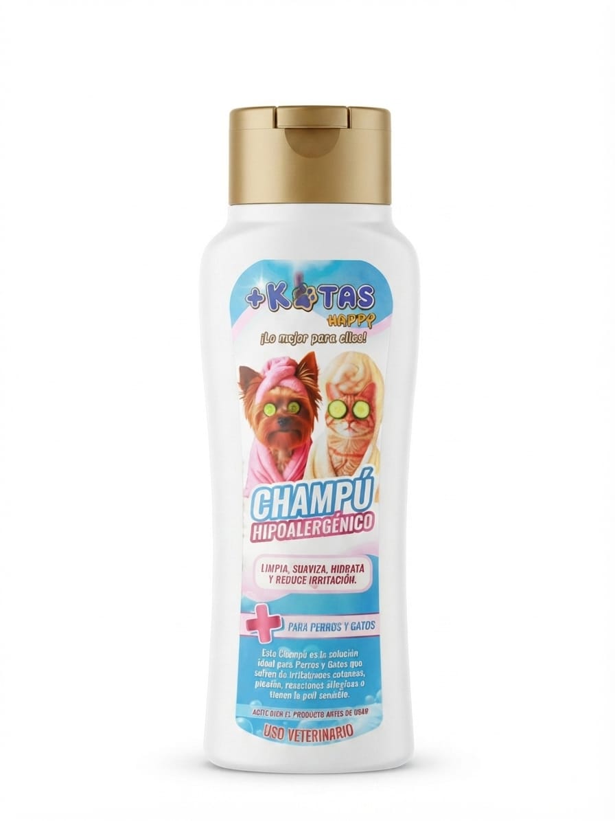 Champu Hipoalergenico+Kotas Perros y Gatos 400 ml