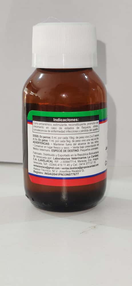 Laveforte Mascotas 60 ml Vitaminas Perros Y Gatos