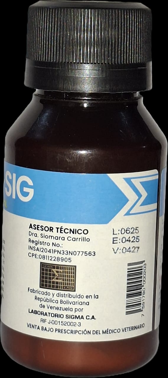 Amox-Sig 50 ml para Perros y Gatos Vía Oral Amoxicilina
