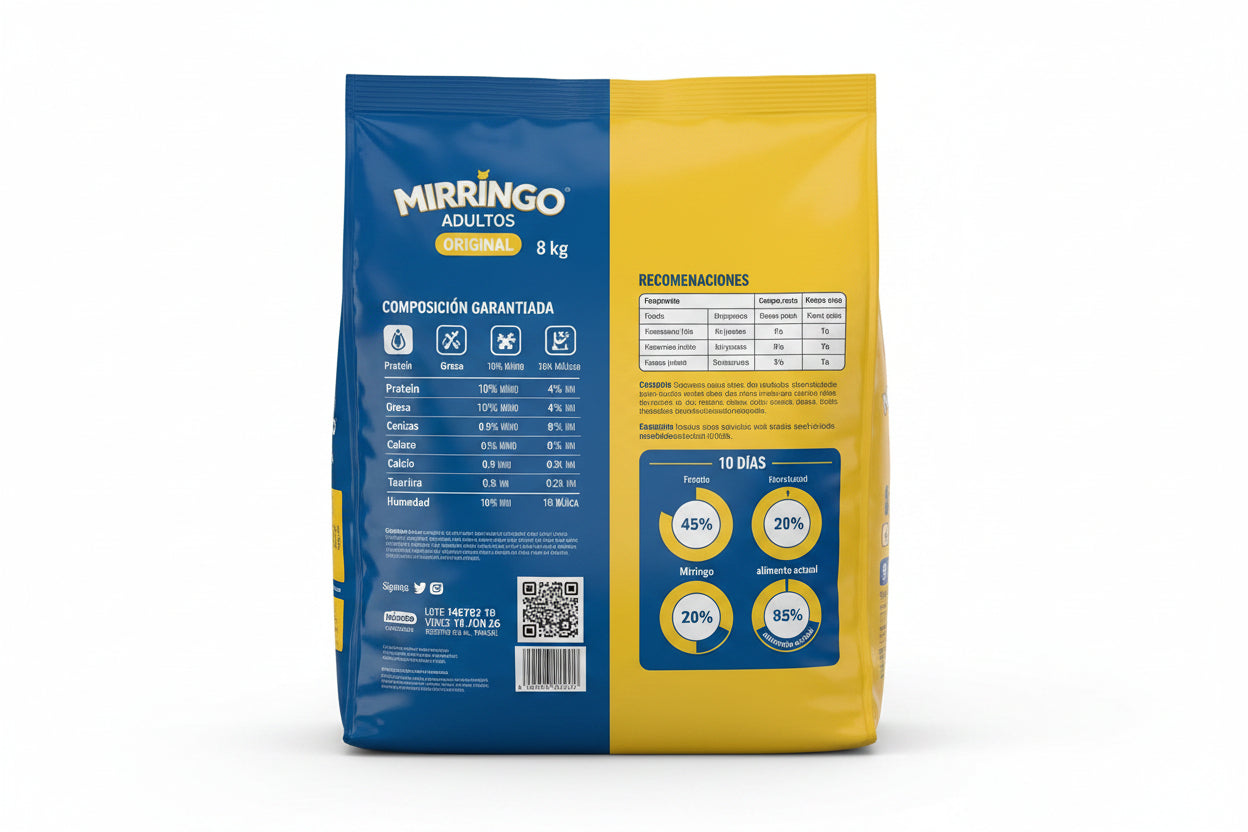 Mirringo Adulto 8 kg$ Original Gatos SACO