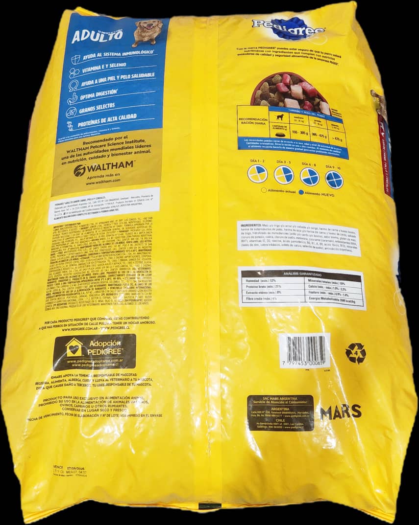 Pedigree ADULTO 21 kg 17 Meses a 7 Años