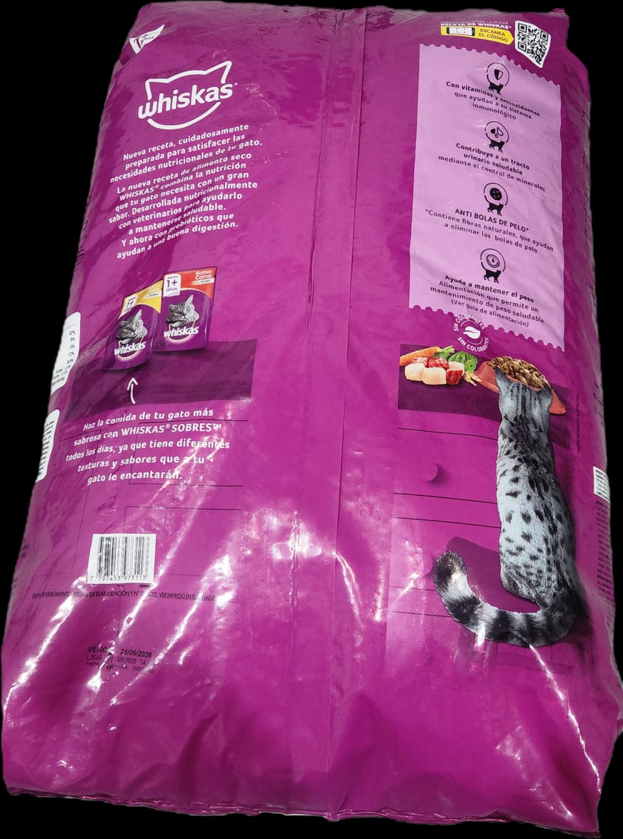 Whiskas 10 kg Gatos Castrados MIX CARNES