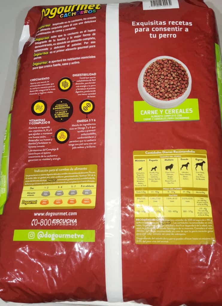 Dogourmet 18 kg/GR CACHORRO Sabor a Carne y Cereales