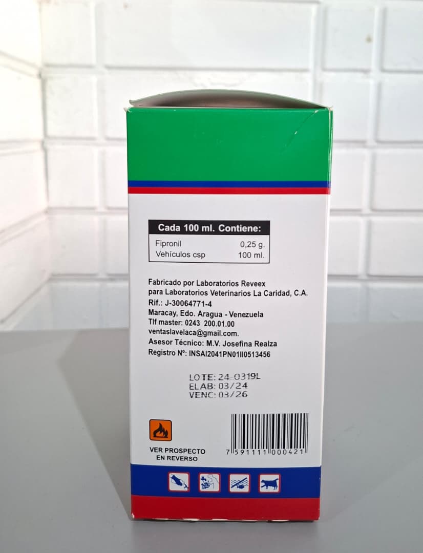 Spray Fiprolav Contra Pulgas y Garrapatas Cont 250 ml
