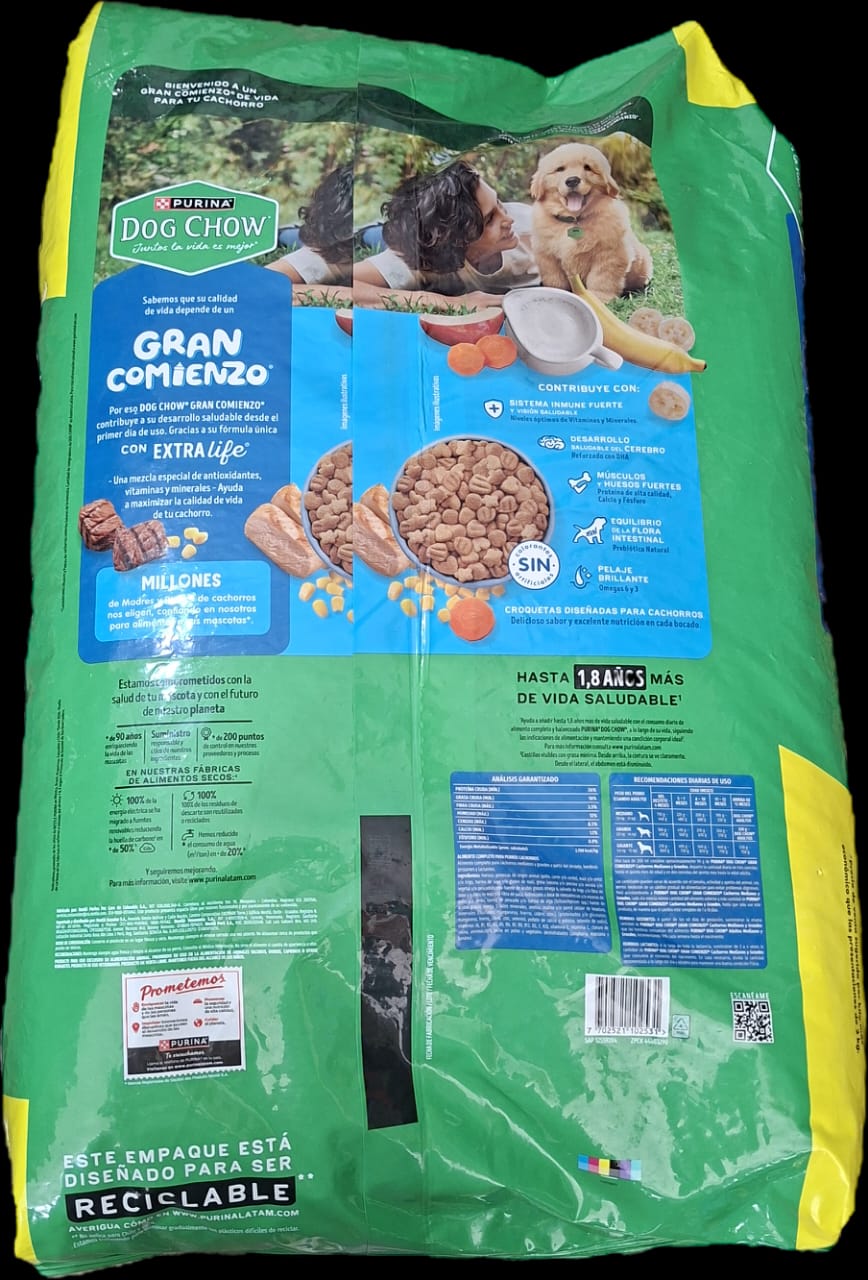 DOG CHOW 17 kg, Gran Comienzo Cachorro Raza Mediana Grand, PURINA