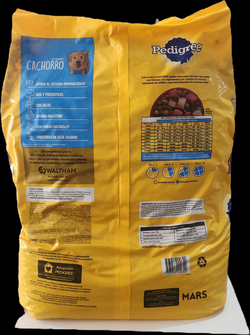 Pedigree CACHORRO 21 kg Carne, Pollo