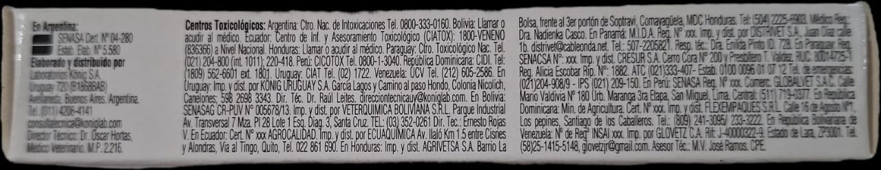 Basken Antiparasitario Perros Medianos 20 kg Cont 4 tab