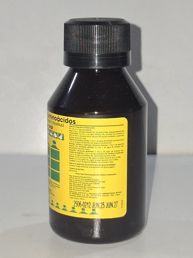 Hidro Rex Vital 100 ml Aminoacidos Solucion Oral
