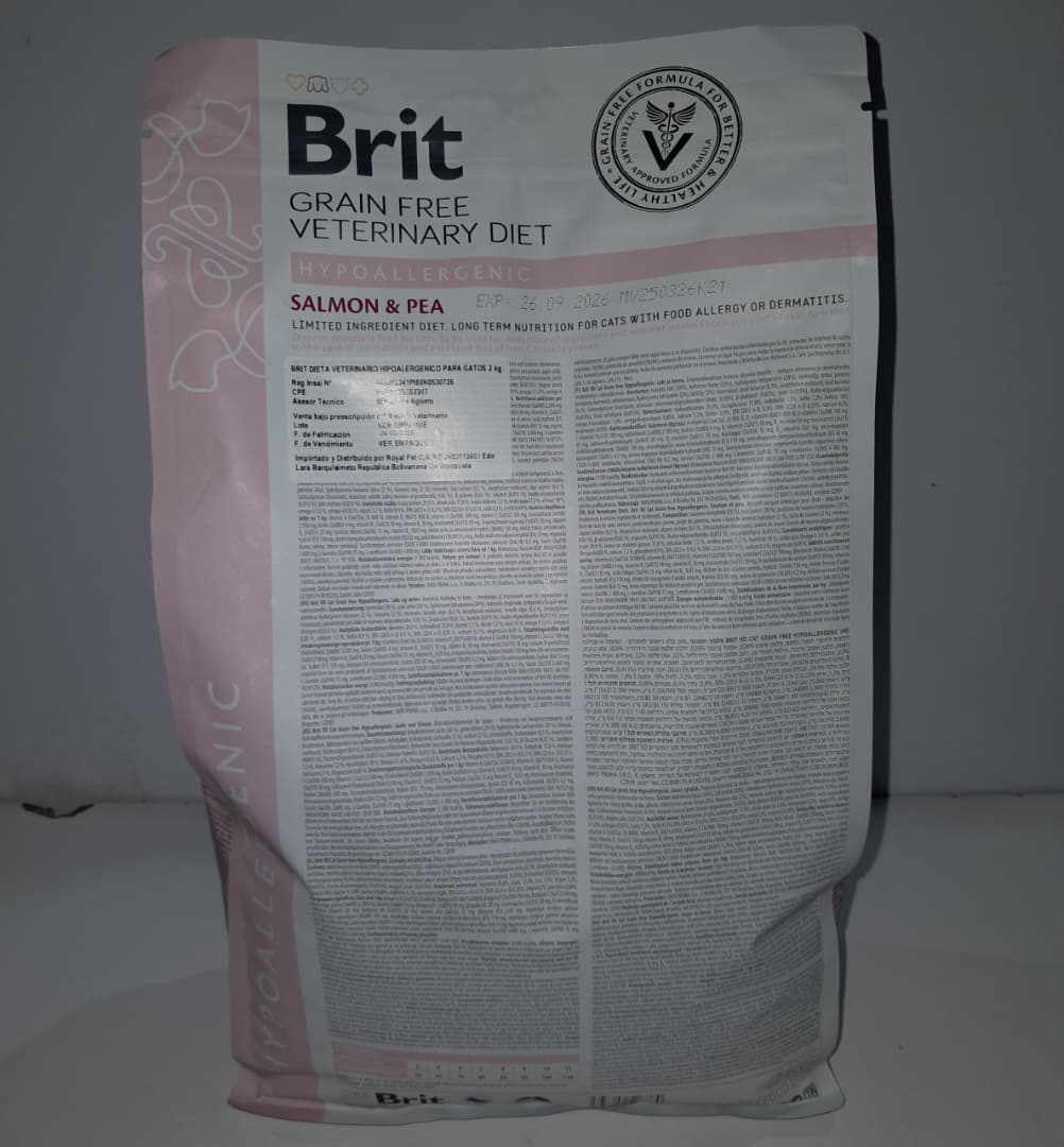 Brit Hypoallergenic Salmon & Pea Cat 2 kg