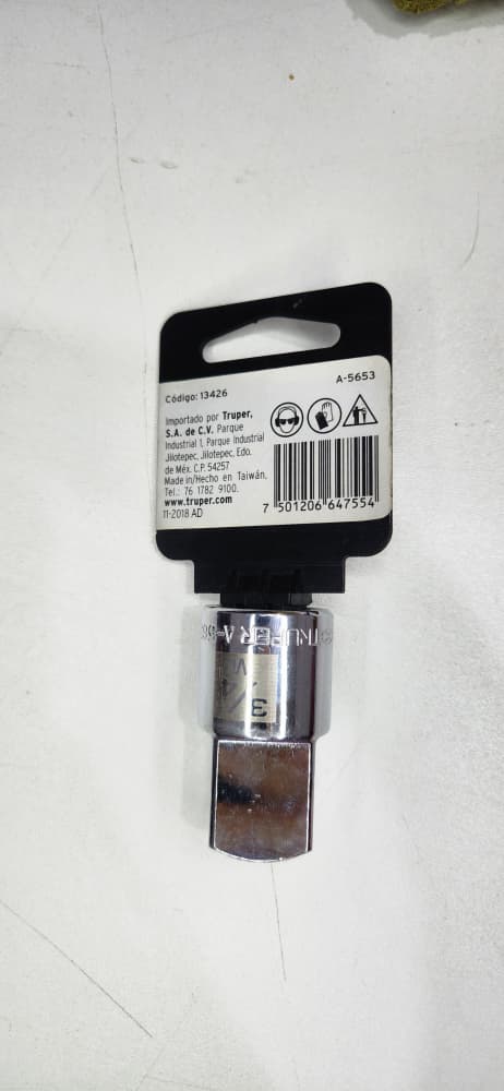 13426 ADAPTADOR 1/2"HX3/4"M TRUPER A-5653