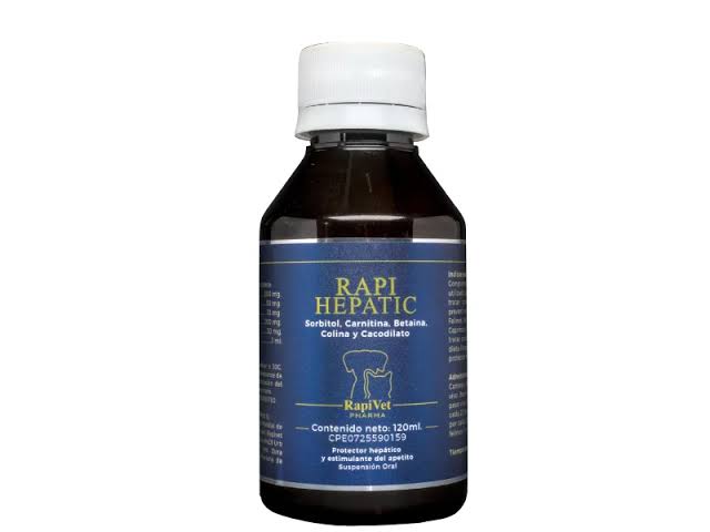 RAPI HEPATIC 120ml (Protector hepático y estimulante del apetito) RapiVet