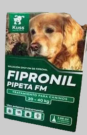 PIPETA 20 A 40Kg FIPRONIL 3und KUSS