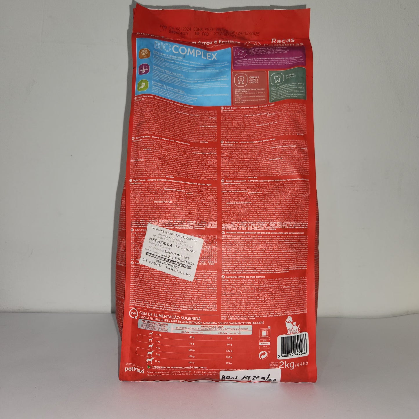 Happy One 2 kg. €. Adulto Raza Pequeña