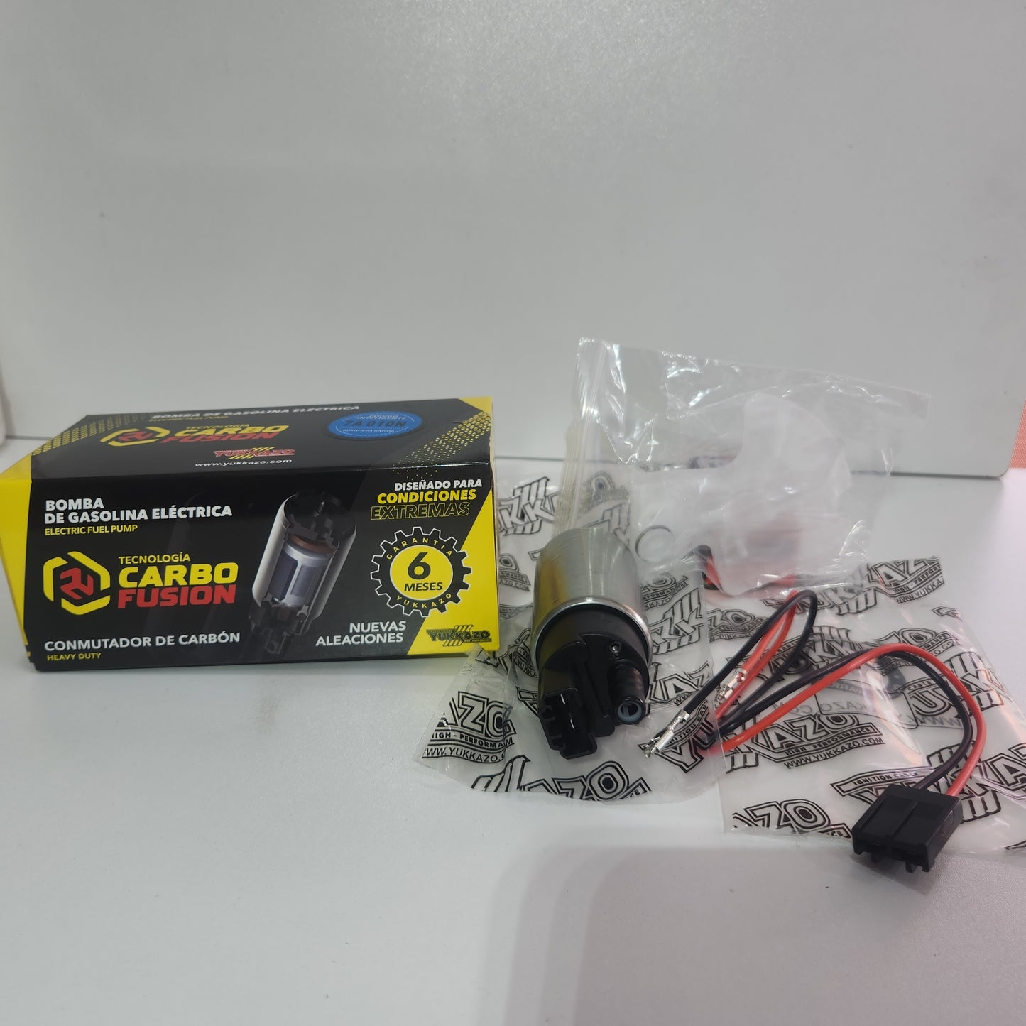 17AY062010N/ YBGE38241 BOMBA DE COMBUSTIBLE GASOLINA YUKKAZO FORD FIESTA POWER MAX MOVE MOTOR 1.6 L 8 VAL AÑO 01 - 13
