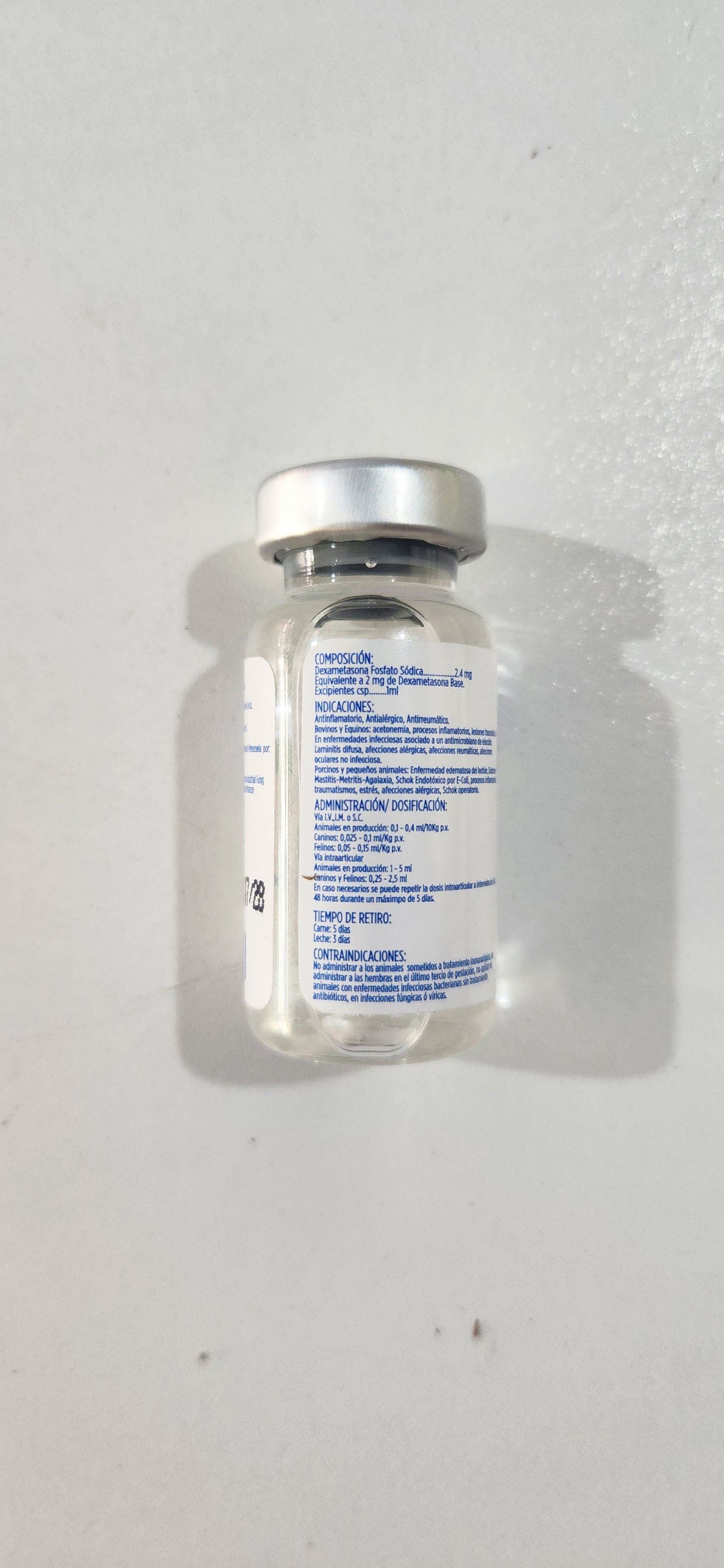Kexa phk Antiinflamatorio Inyectable para Caninos y entre otros. Cont 10 ml