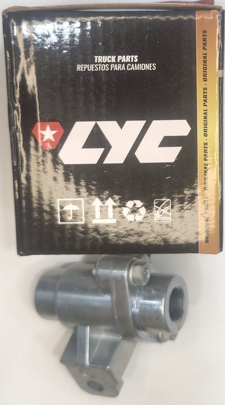 BKVB-0020 VÁLVULA DOBLE CHECK DOBLE ACCIÓN SALIDA Y ENTRADA 3/8" NPT DC-4 -LYC