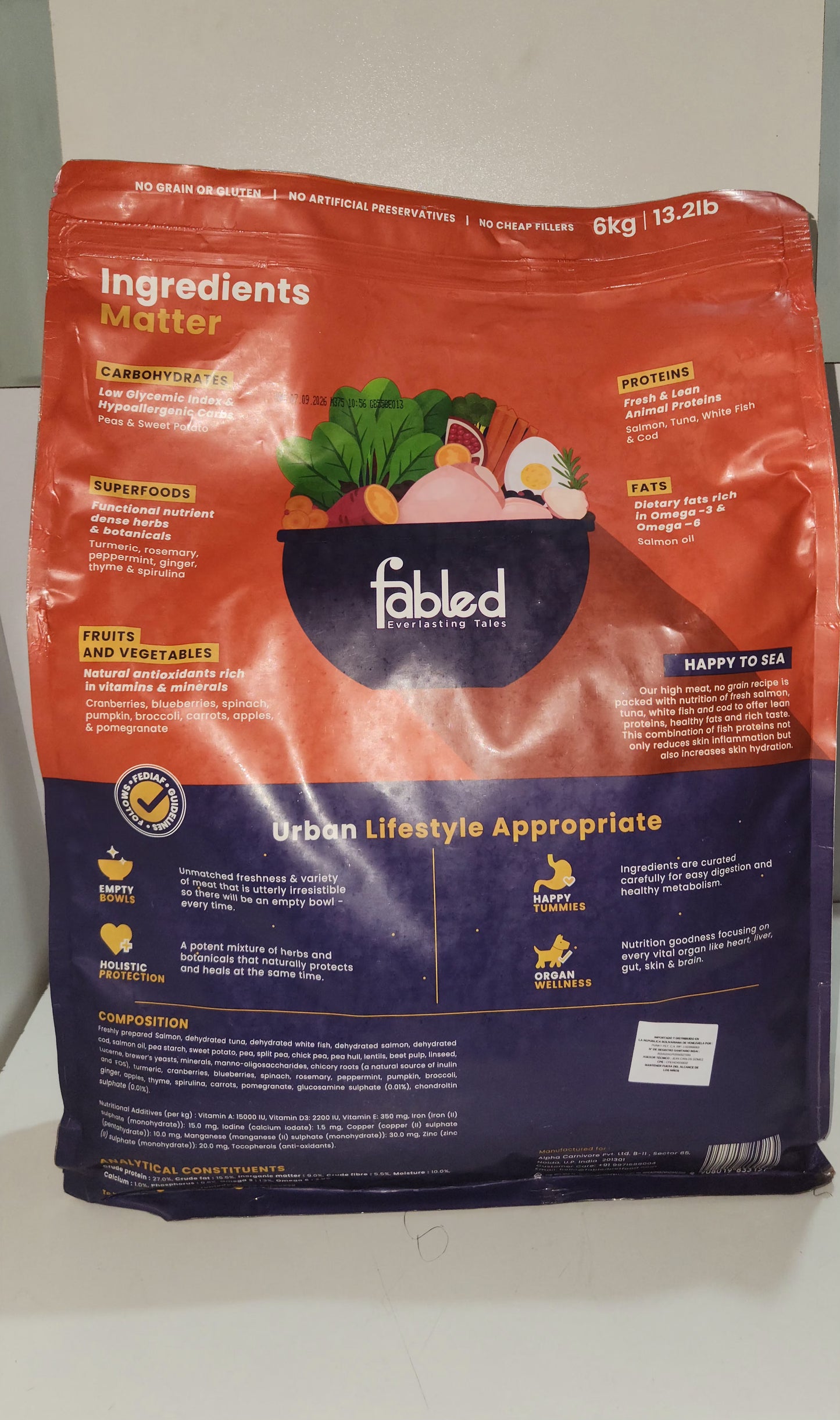 Happy To Sea Caninos 6 kg. $. Fabled Everlasting Tales Adultos