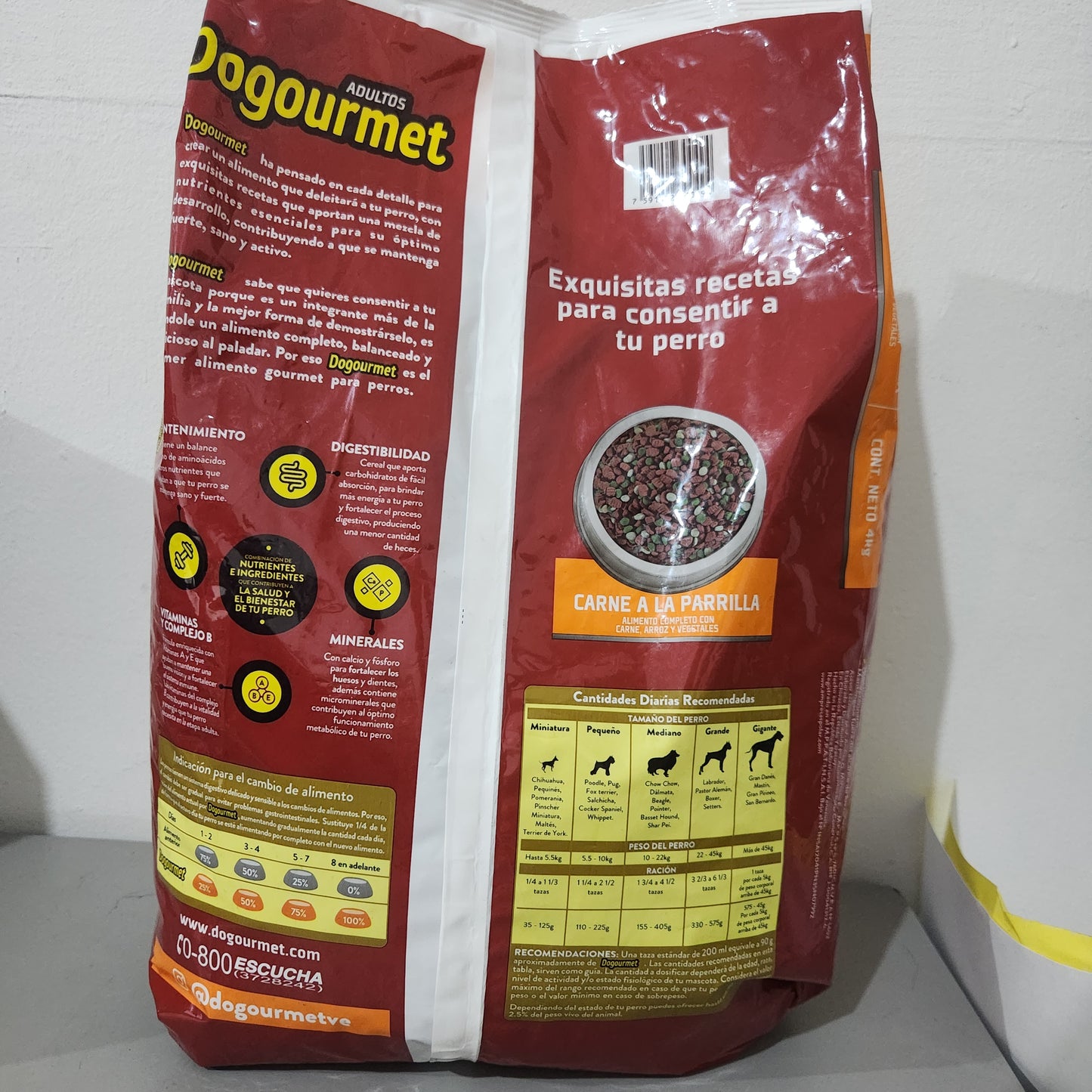 Dogourmet 4 kg CARNE A LA PARRILLA Adulto