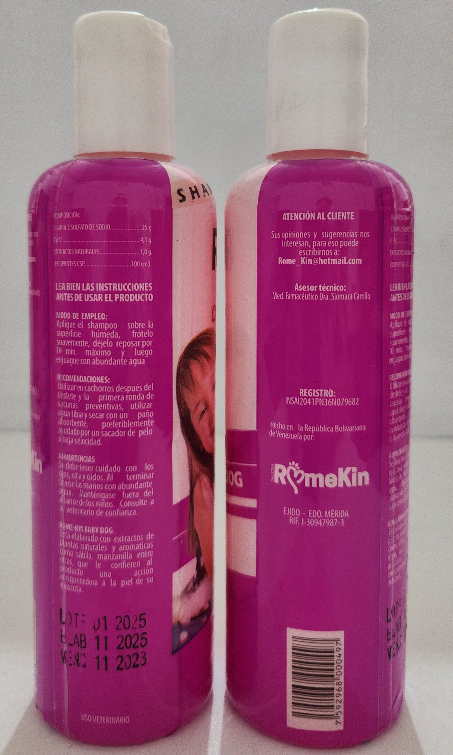 SHAMPOO RomeKin 250 ml BABY DOG