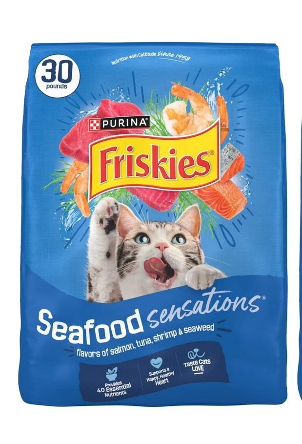 Purina Friskies Seafood 30lb/13.60 kg $