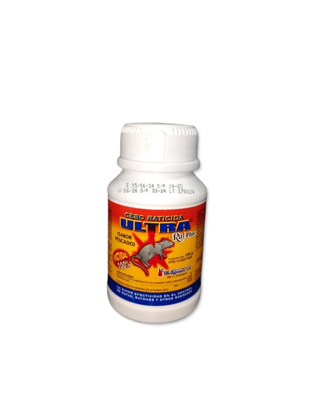 CEBO RATICIDA ULTRA RAT PLUS 150g QUESO