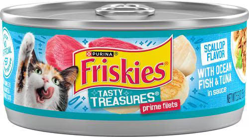 Friskies With Ocean Fish & Tuna in Sauce 156g$ Tasty Treasures