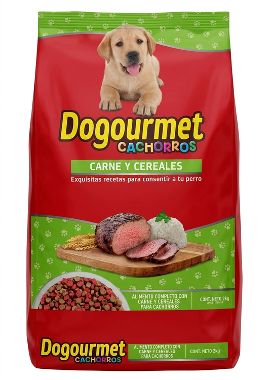 Dogourmet cachorro 2Kg carne y cereales