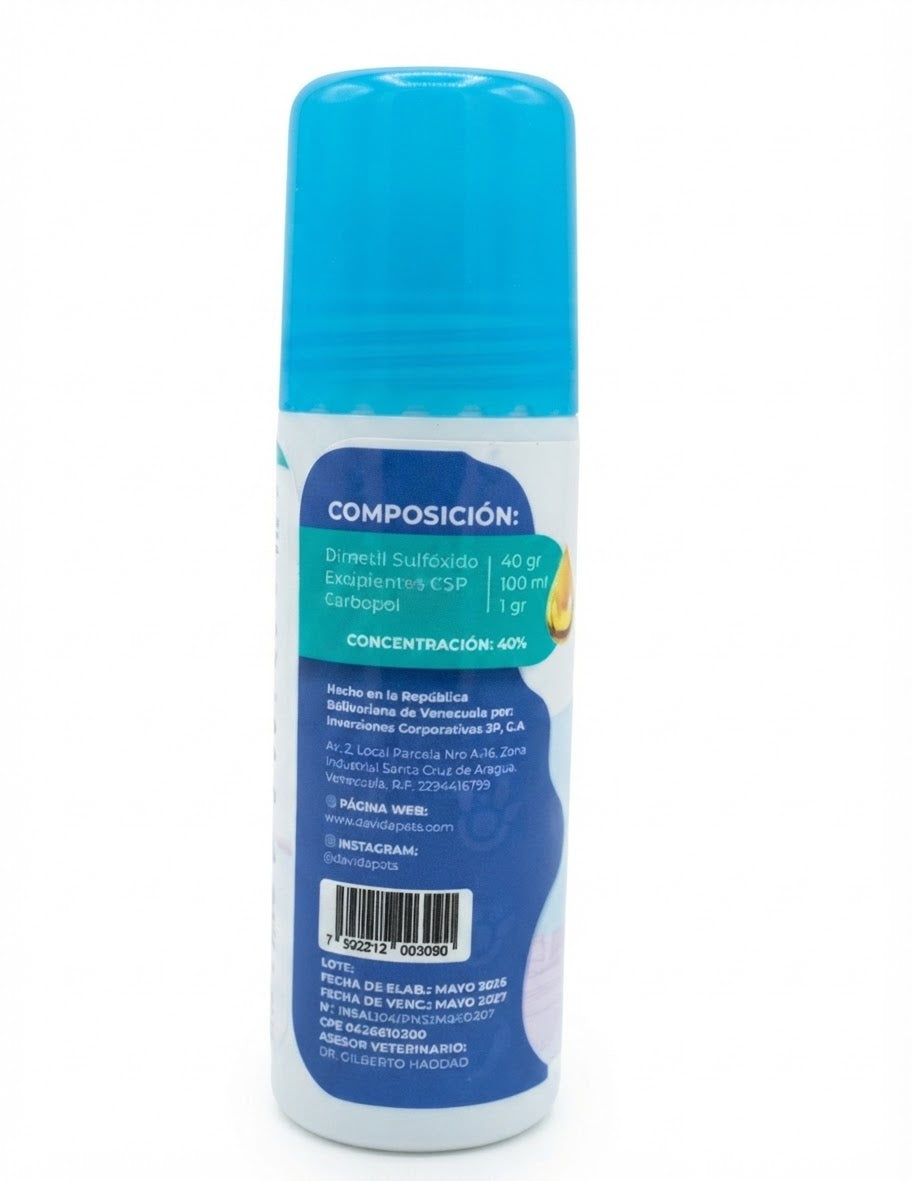 DSO PETS ROLL ON 90ml ANTIINFLAMATORIO