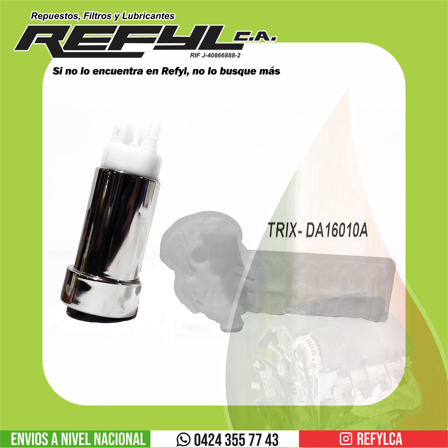 DA16010A BOMBA GASOLINA INTERNA GAS LUV D MAX 3.5