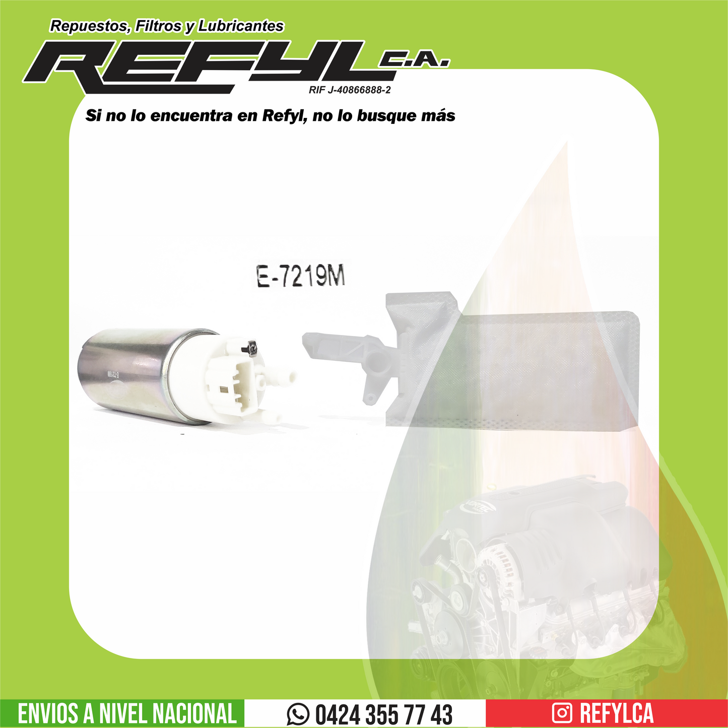 E7219M BOMBA GASOLINA GRAND CHEROKEE 4G/ LIBERTY / KK 08-14