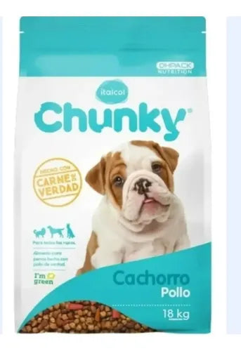CHUNKY 18Kg, CACHORRO SABOR A POLLO $