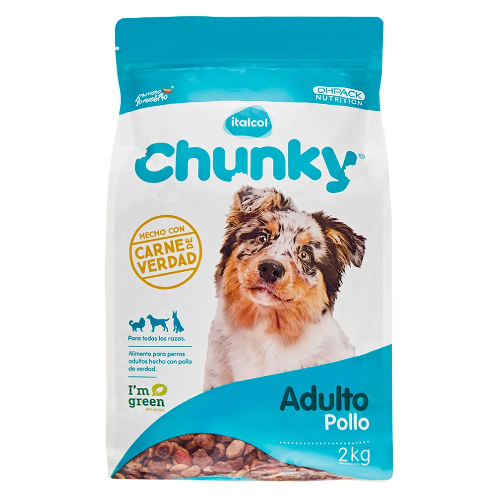 CHUNKY 2 Kg$, PERRO ADULTO SABOR A POLLO