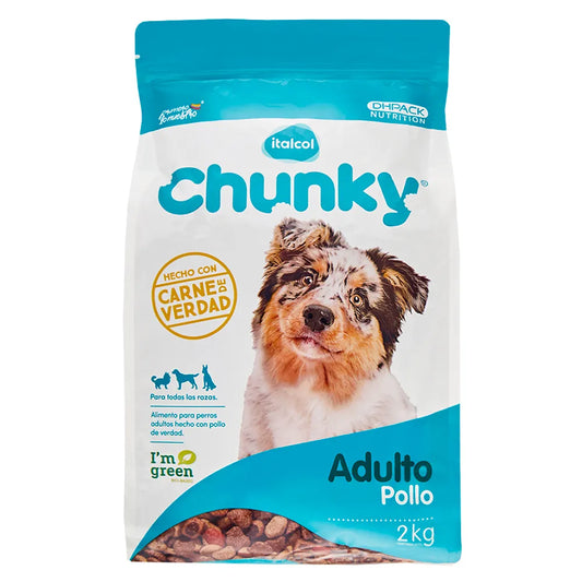 CHUNKY 2 Kg$, PERRO ADULTO SABOR A POLLO